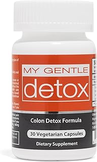 My Gentle Detox - Constipation Relief Supplement for Adults - 100% All-Natural Colon Detox Laxative & Stool Softener - Regular Poops with Less Bloating, Gas & Discomfort - 30 Caps