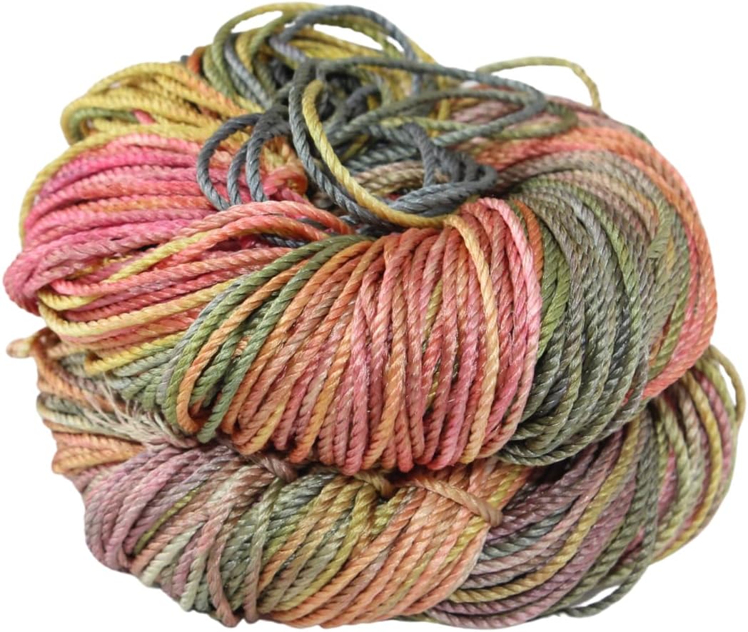 Knitsilk 100% Mulberry Silk Yarn 50 gram 3 Ply Lace Weight Soft - Unicorn Color | Great for Knitting, Crochet, Weaving, Mixed Media
