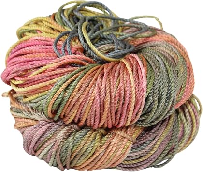 Knitsilk 100% Mulberry Silk Yarn 50 gram 3 Ply Lace Weight Soft - Unicorn Color | Great for Knitting, Crochet, Weaving, Mixed Media