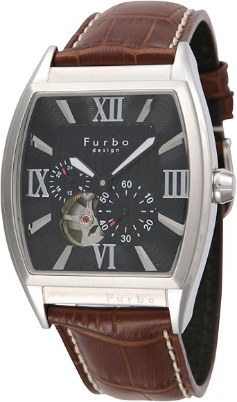 Amazon.co.jp: [フルボデザイン]Furbo Design 腕時計 F6002BKBR トノー 