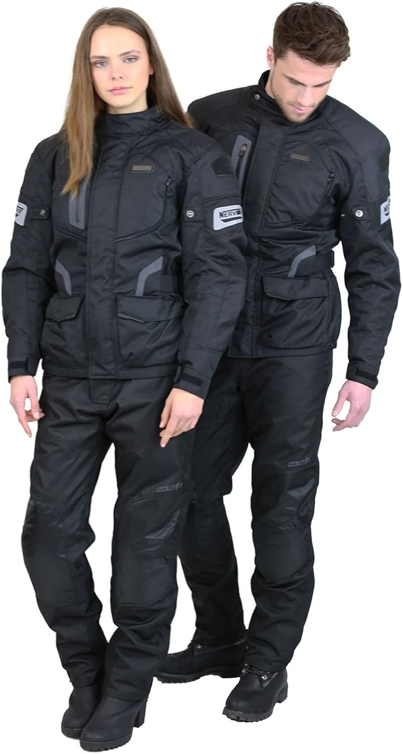 FREEDAY Motorradjacke Damen - Wasserdicht Mit CE-Protektoren Für Wintertouren