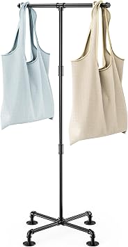 1 Pack Bag Display Stand for Vendors, Heavy Shopping Bag Rack Purse Holder | Metal Heavy Bag Stand, Freestanding Shopping Bag Holder, Handbag Display Stand for Boutique, Retail Store