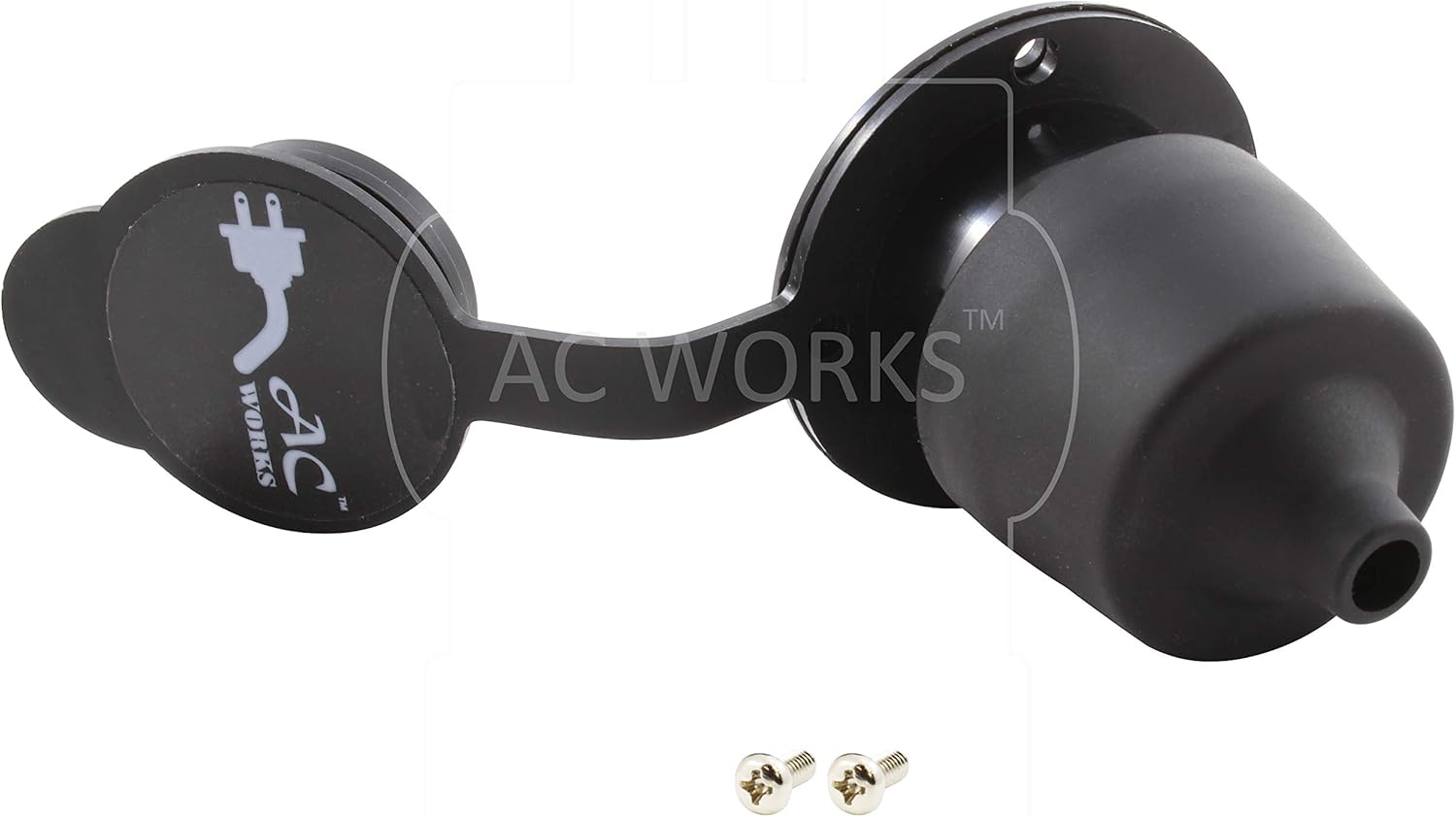 AC WORKS Super Durable Industrial Grade Power Input Inlet (6-20P 20A 250V With Cover)