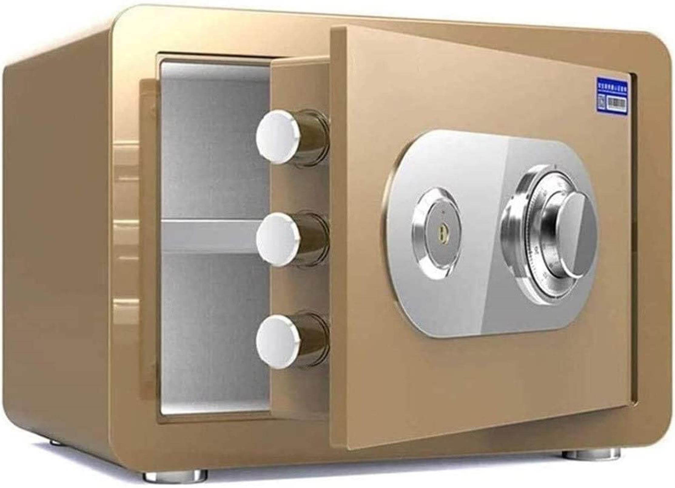 RLKHXBS Safe Safe es for Home Safe with Key Money Adults Storage Personal Alarm Into Wardrobe Password Anti-Theft Mechanical with Lock Office File Interesting Life