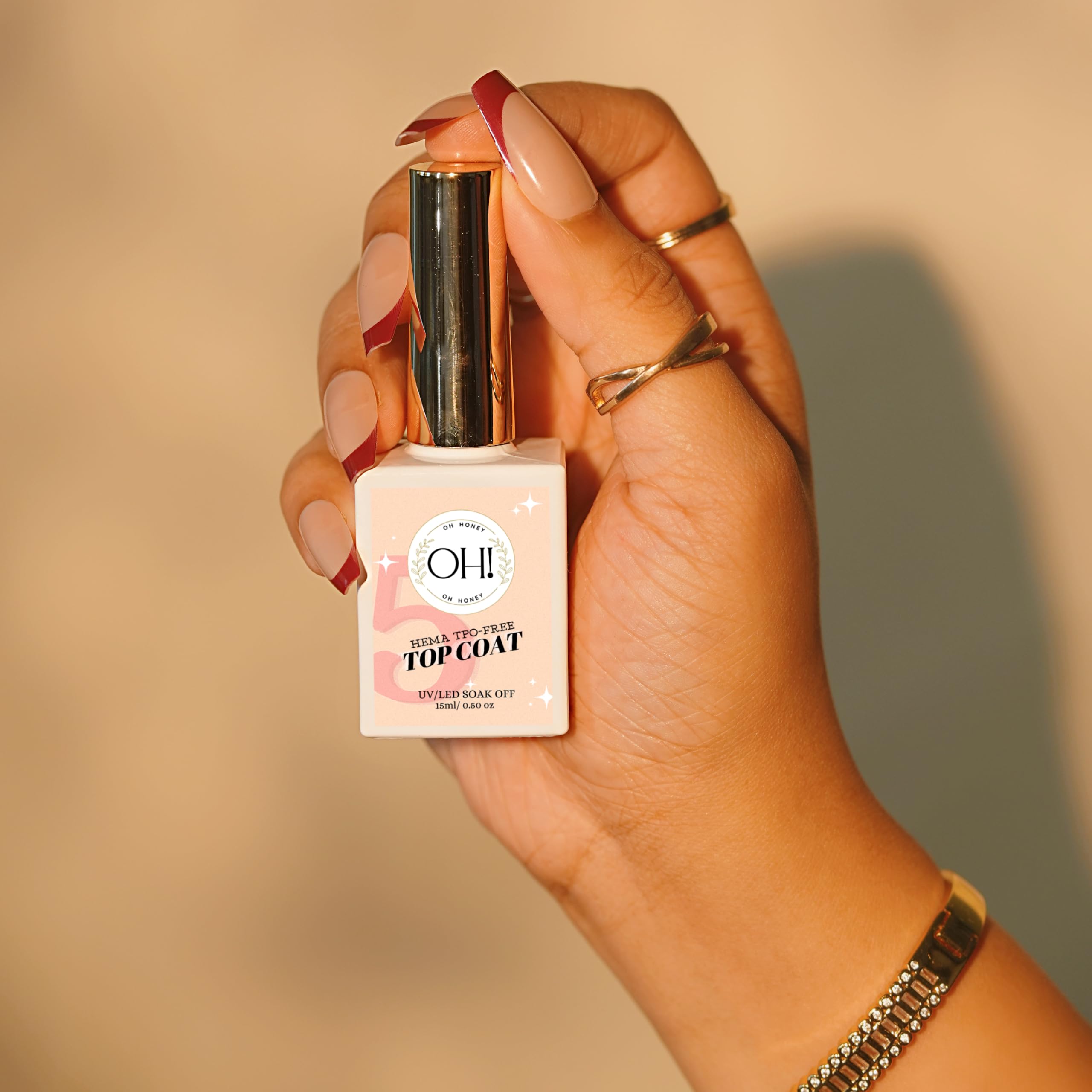No-wipe Top Coat HEMA/TPO-FREE| 15ml | HEMA-Free TPO-Free formula gentle on natural nails | High-gloss diamond finish | +21 day retention rate ensuring long wear | No-wipe formula | Scratch-resistant protection-image-38