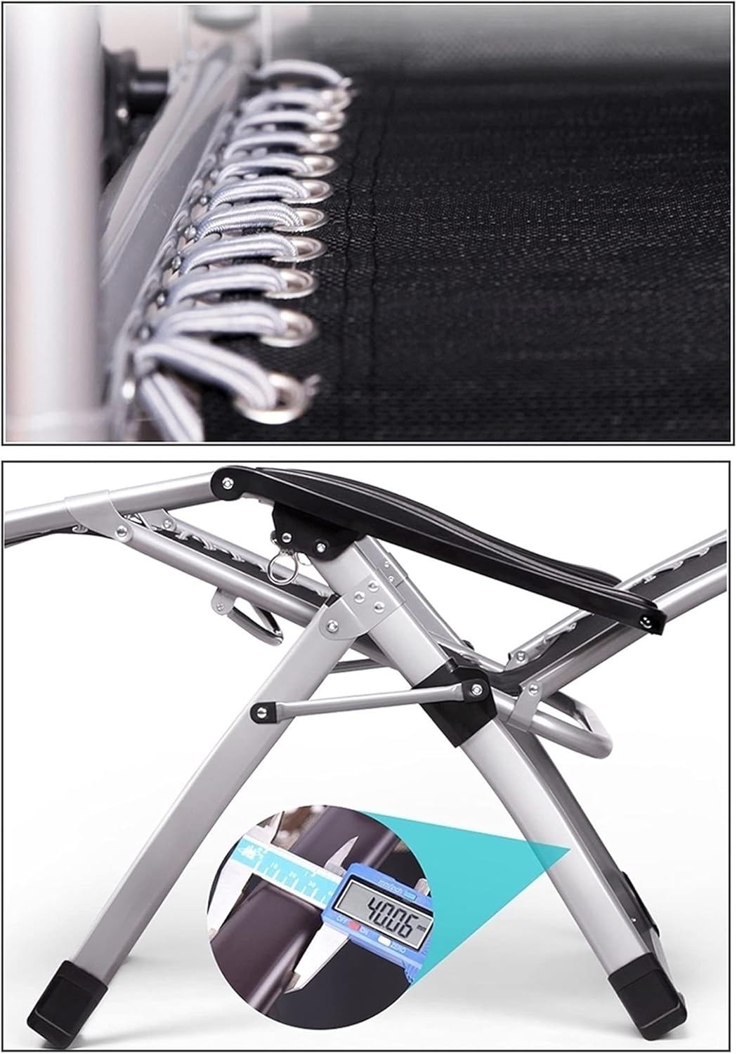 Deck Chairs Set of 2 Folding Reclining Chair/Lounge Chair/Deck Chair/Patio Chair Folding Zero Gravity Sun Loungers Bed Recliner Lounge Chair Oversize (Color : Style 2, Size : 180x67cm)