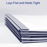 Avery® Durable Clear Front Report Covers, 3 Double-Prong Fasteners, Holds up to 25 Sheets, 25 Blue Covers (47961) – view 5