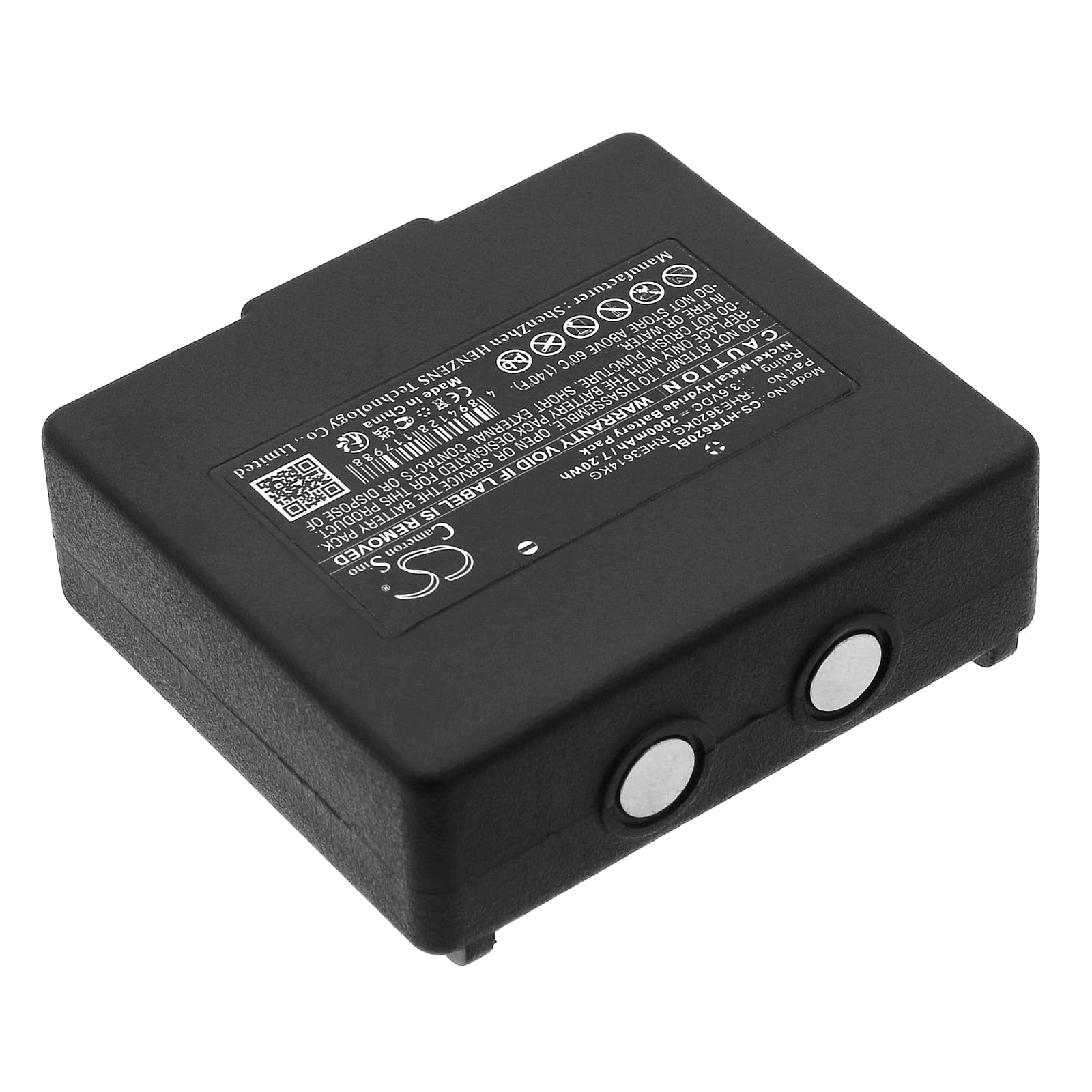 TECHTEK Batterie 2000mAh do Hetronic CS 434, ERGO, EURO, NOVA