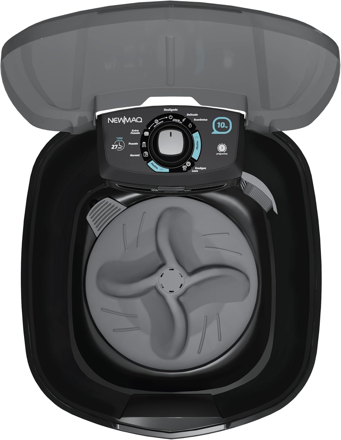 Lavadora Roupa 10kg Newmaq Black 127v: Testado por 7 dias em casa