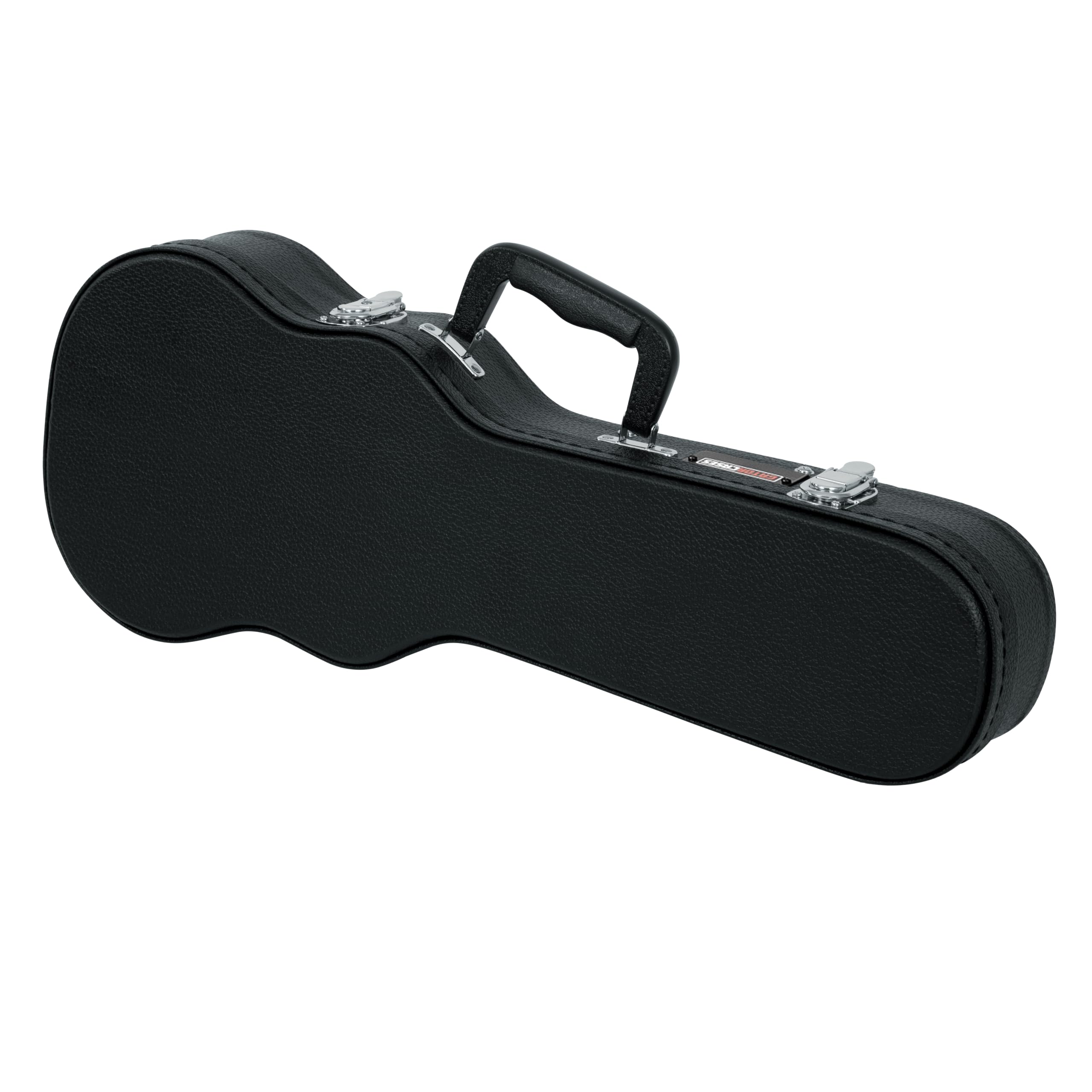 Gator Cases Traditional - Custodia folk rigida in legno per ukulele soprano, GWE-UKE-SOP