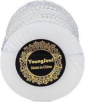 Vista 3 de 8mm Crafts Faux Pearl Beads Garland Pearl Bead Roll Strand of Pearls to Decorate Floral Centerpieces Wedding Party Favor Christmas Tree(33 Feet Ivory