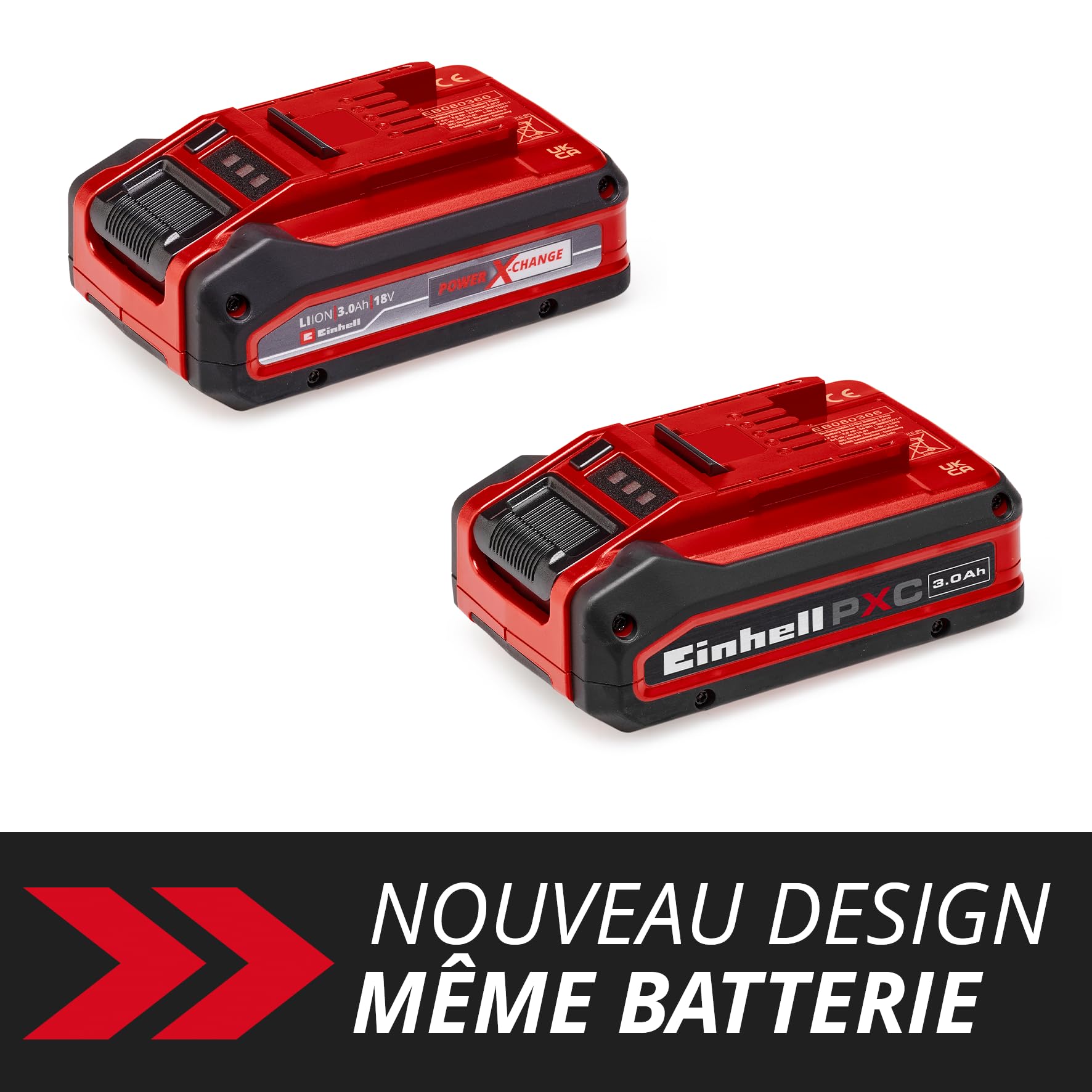 Einhell Batterie 3,0 Ah Power X-Change Plus (Lithium-ION, 18 V, pour Tous Les appareils Einhell Power X-Change)