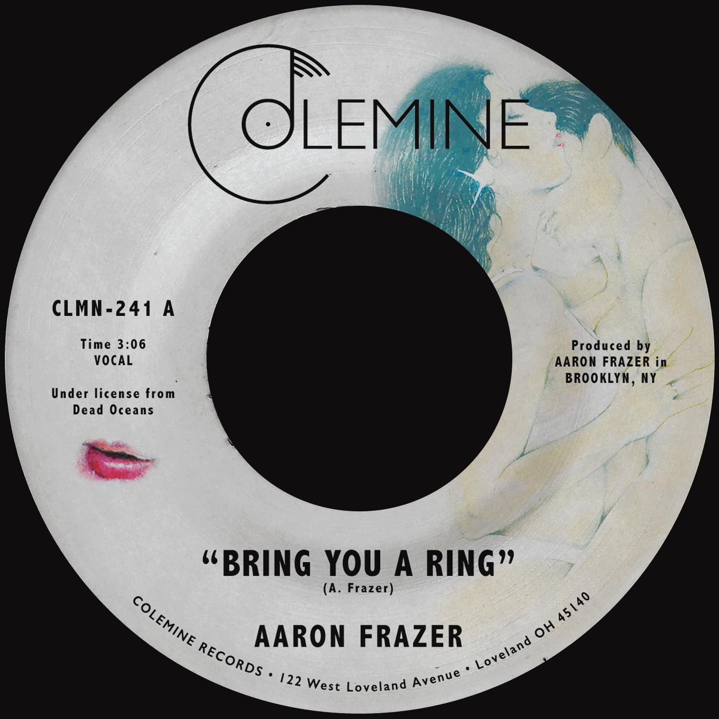 Aaron Frazer Bring You A Ring / You Don't Wanna Be My Baby 7 Inch Vinyl CLMN241