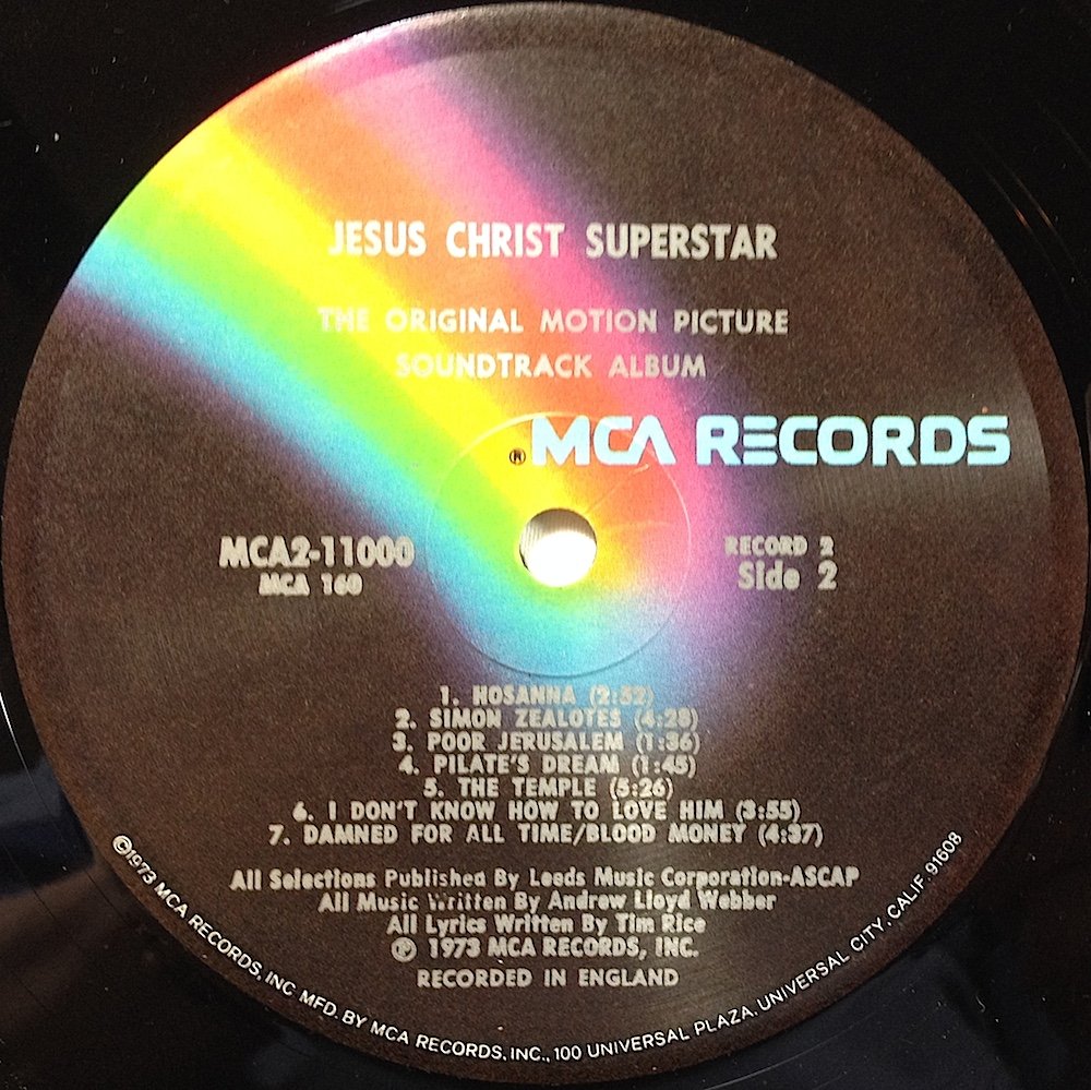 JESUS CHRIST SUPERSTAR ORIGINAL SOUNDTRACK ORIGINAL SOUNDTRACK