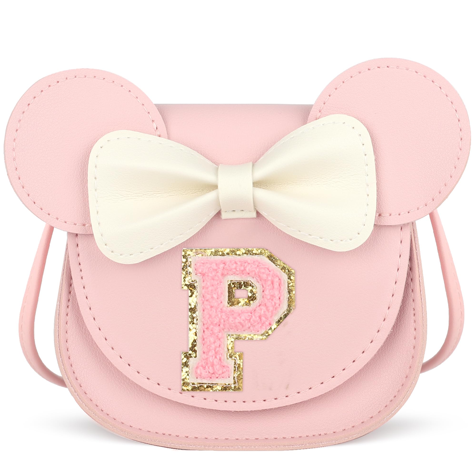 ONECOCOA Toddler Purse Gifts for Girls, Little Girl Purse Kids Wallet Crossbody Bag Birthday Gifts for 3-8 Year Old Girl, Pink, P