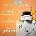 Belif Aqua Bomb Vitamine C Crème faciale – Hydratant Gel léger avec acide hyaluronique, vitamine C & E, Hydrates, Smooths Texture & Pour tous les types de peau, le soin coréen
