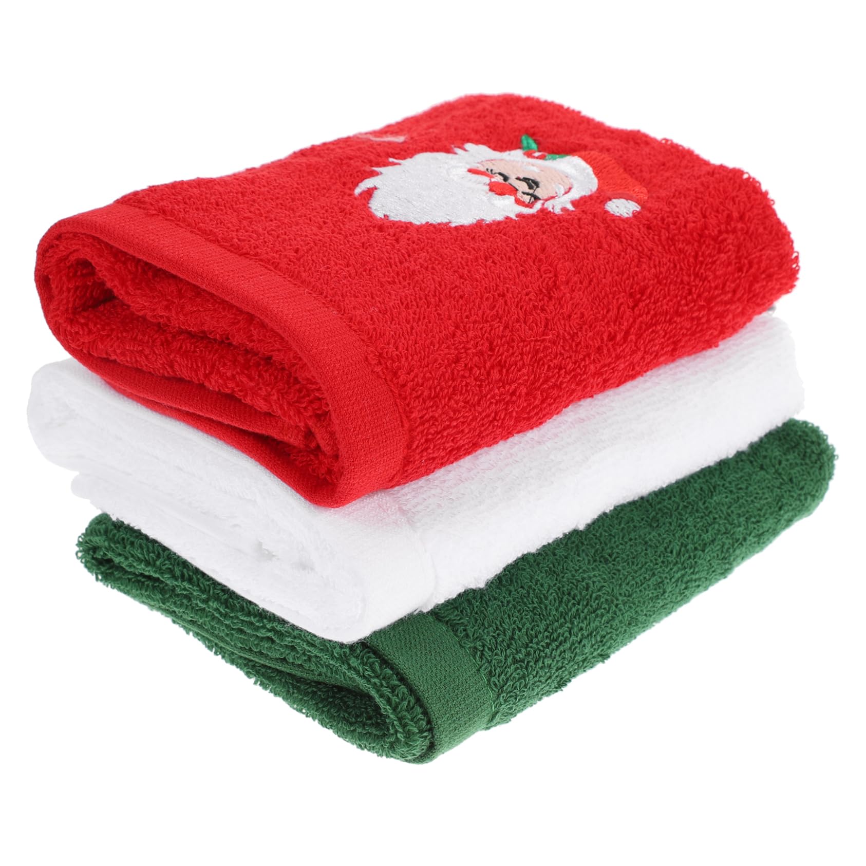 Serviettes de toilette coton motif de Noël à offrir en cadeau de fin d'année