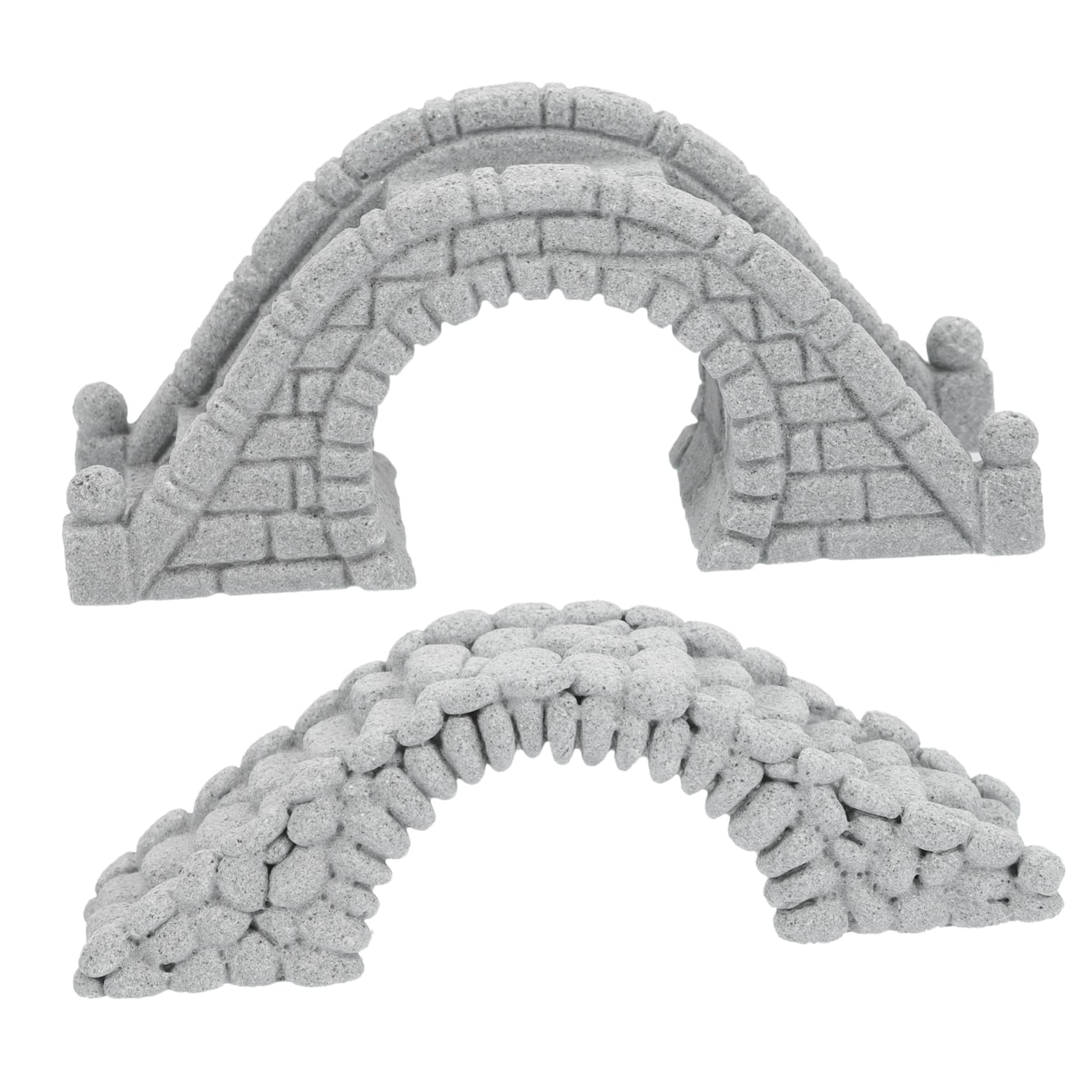 Amosfun 5 Ensembles Micro Paysage Pont De Pierre Pont Miniature Pont en Arc Artificiel Bol À Poissons Maison De Petit Pont D'Aquarium Petit Aquarium Décor Pont sous-Marin 2 pièces * 5