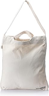 شنطة يد كبيرة توت غير مصبوغة بقفل سحب من امبرو مقاس M، لون أبيض طبيعي