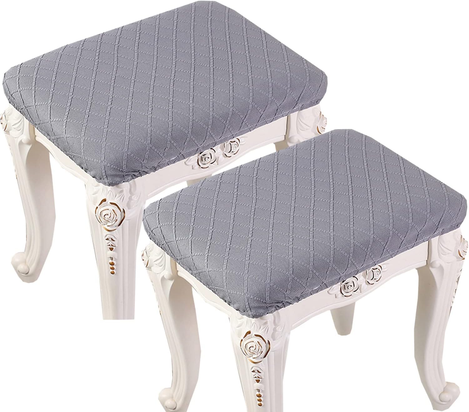 Tickitup Foot Stool Cover Rectangular Stretchy Footstool