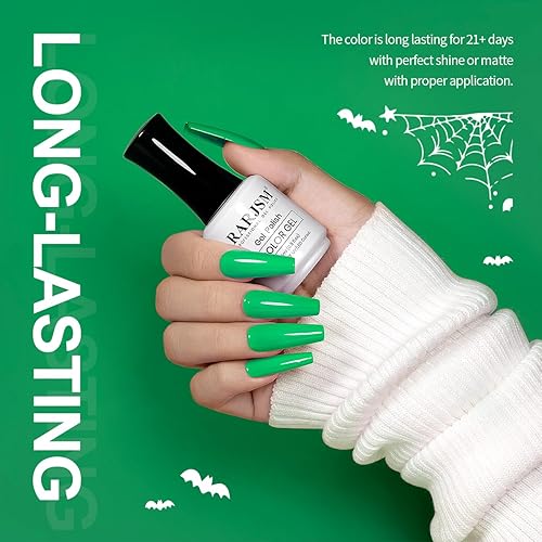 Miniatura 3 de RARJSM Esmalte de uñas de gel que brilla en la oscuridad, color blanco que brilla en la oscuridad, esmalte de uñas de gel luminoso para remojar UV
