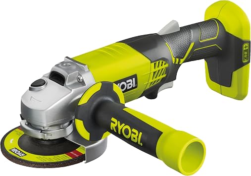 Ryobi P421 6500 RPM 4 1/2 Inch 18-Volt One+ Lithium Ion-Powered Angle Grinder Battery Not Included, Power Tool Only