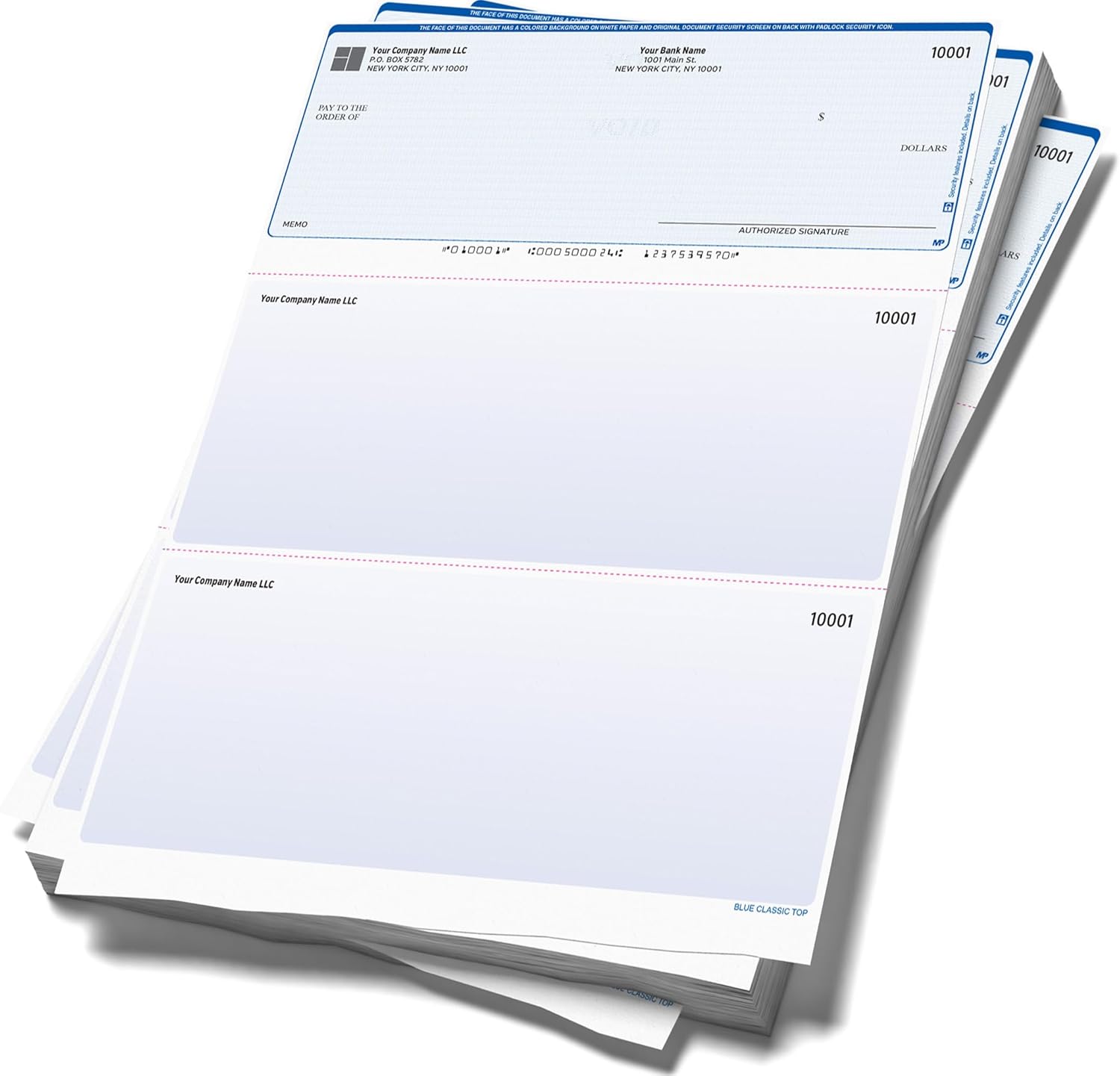 Computer Checks Compatible W/Quickbooks Check On Top [2500 Sheets]