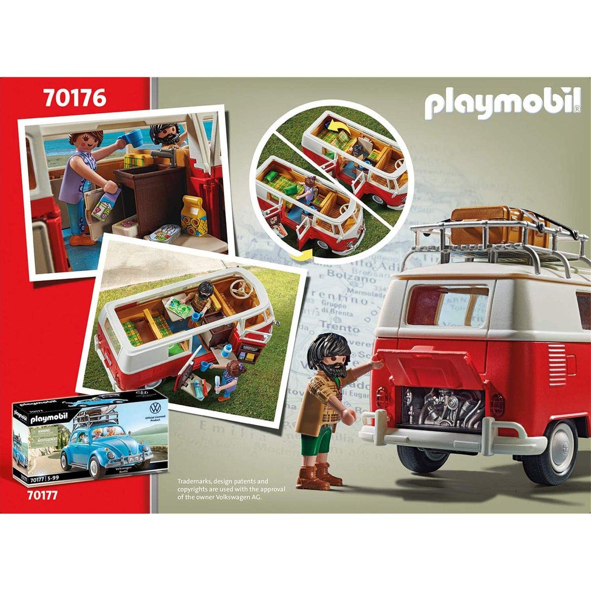 Amazon.co.jp: Playmobil Volkswagen T1 Camping Bus : おもちゃ