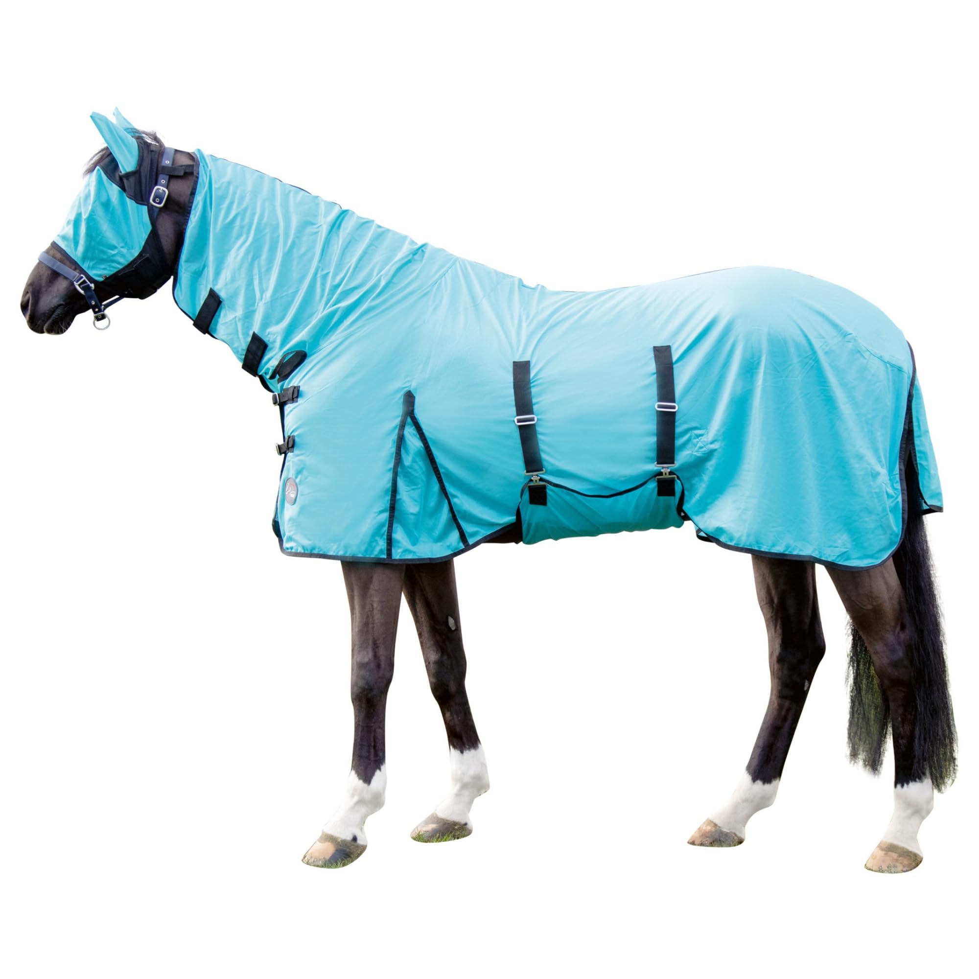 HKM - Coperta antimosche con collo, Aqua