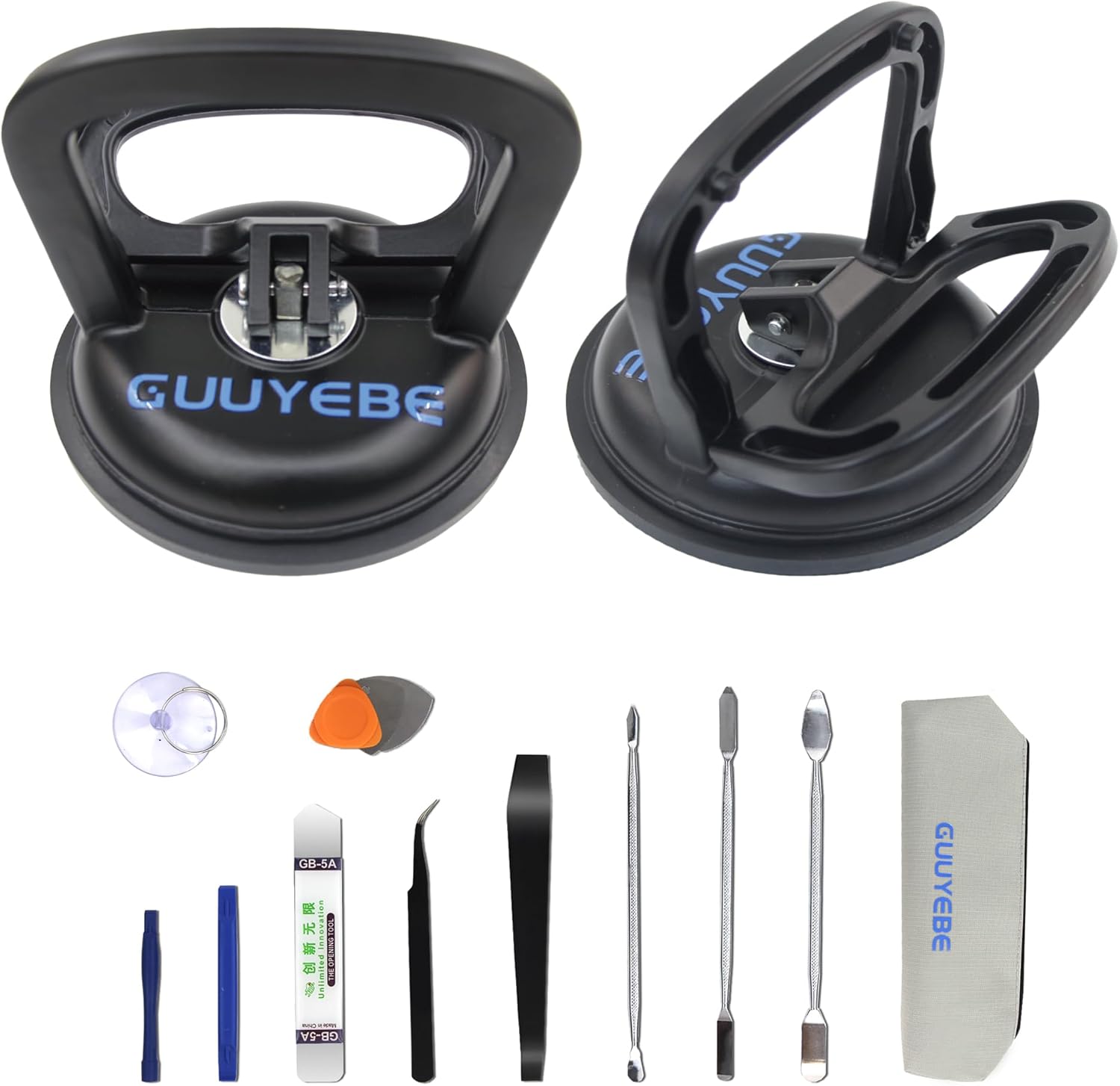 Television Replacement Parts Tools Kit with Heavy Duty Suction Cup and Trim Removal Tool for TV LCD LED Backlight Strip Screen Repair Tool
