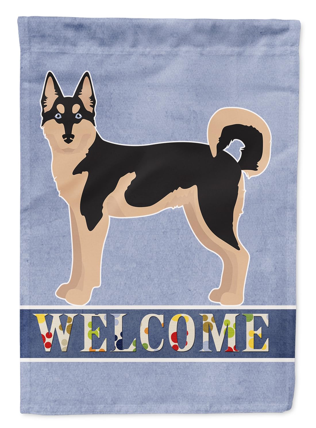 Gerberian Shepsky Flag décorer votre jardin avec ce petit drapeau d'accueil coloré