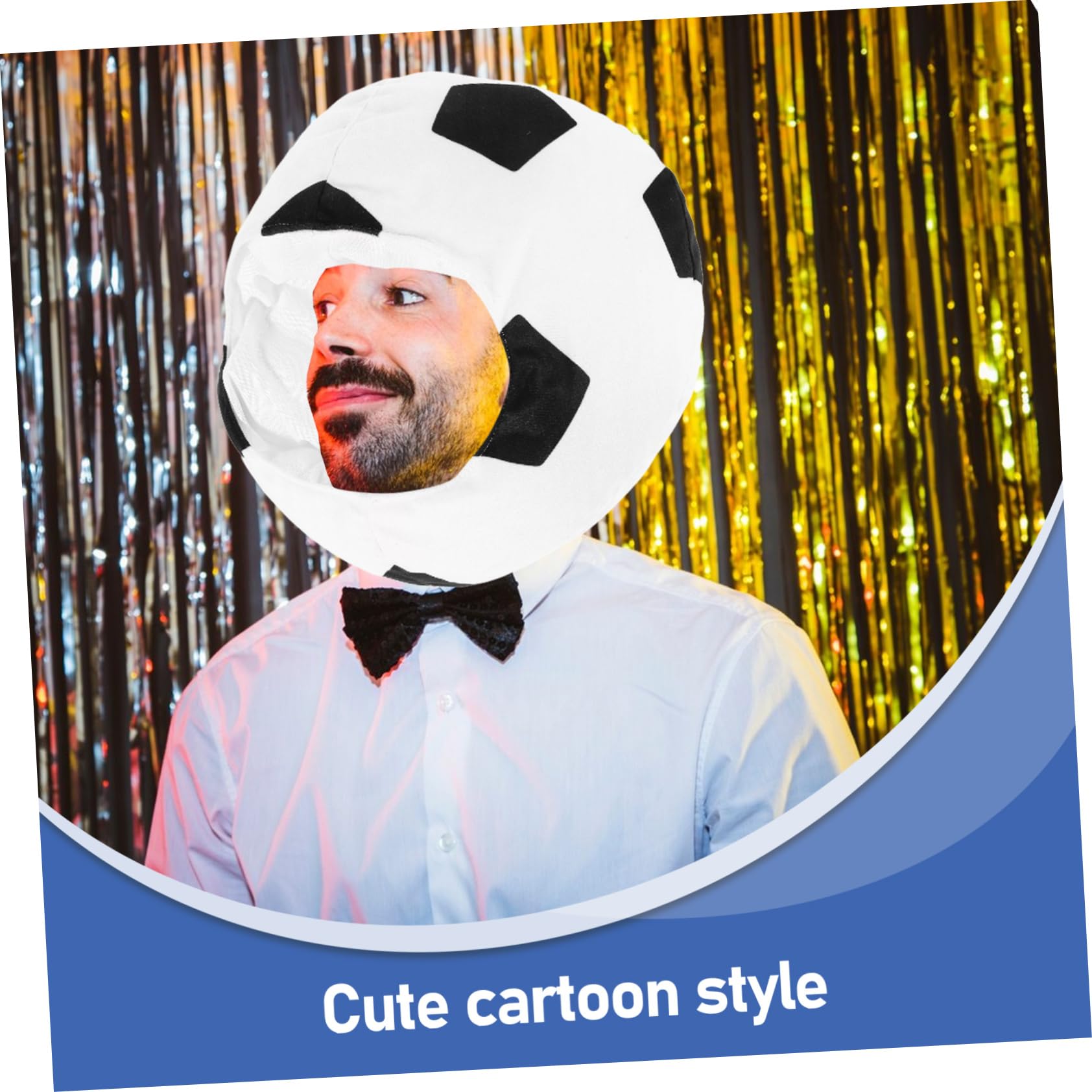 Holibanna Sombrero De Fútbol Divertido y Deportivo Para Fiestas Accesorio De Cabeza Para Animar Eventos Deportivos Protección y Cómoda Para Aficionados Al Fútbol
