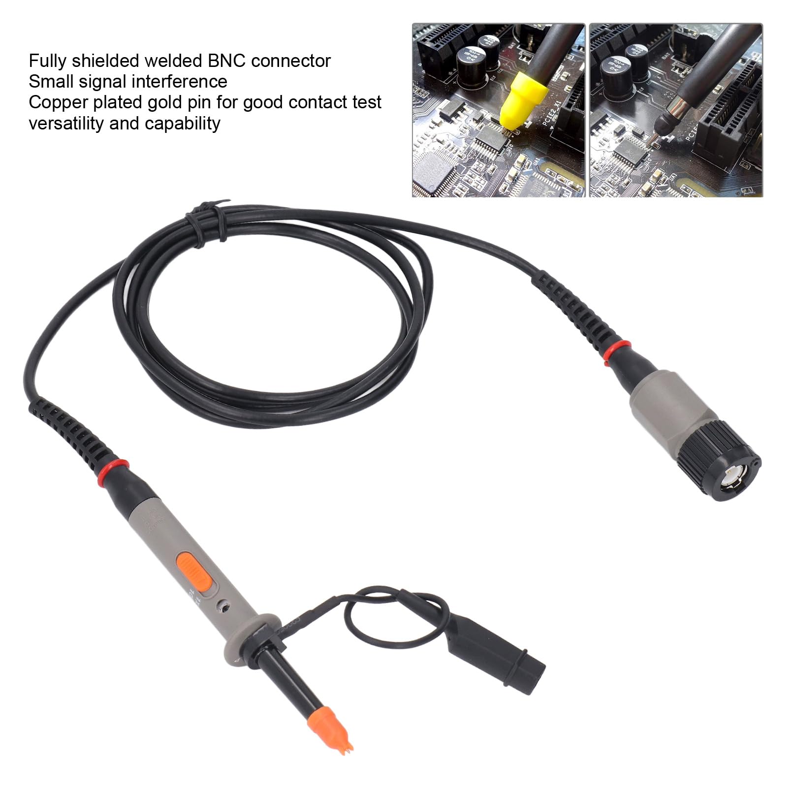 500Mhz Osciloscopio Cable de Prueba, Universal Osciloscopio Pasivo de Alta Impedancia Multímetro Sonda Kit, Sonda Intercambiable de Alta Sensibilidad Con Conector Bnc T6500