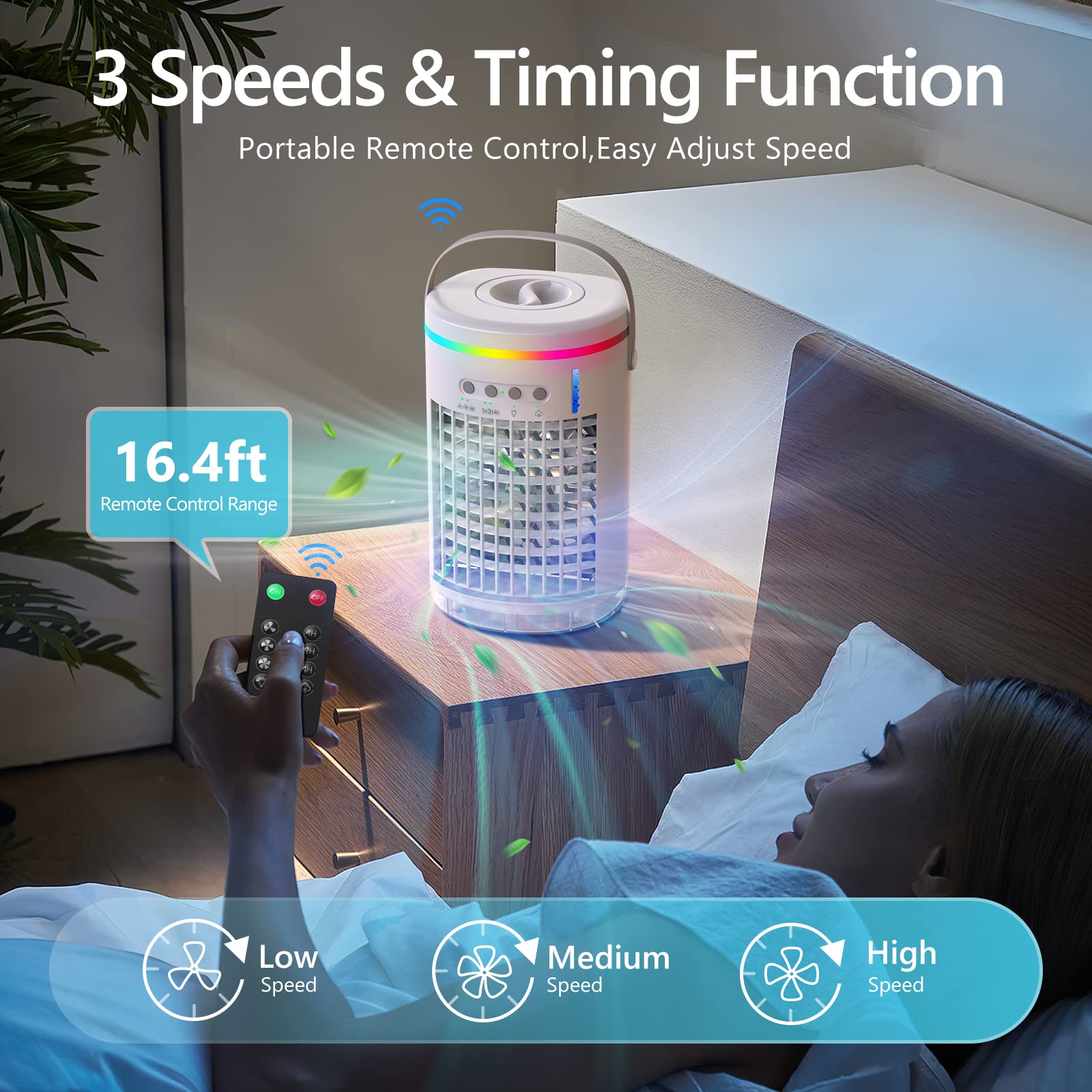 Buy Portable Air Conditioner Fan,Mollget 1400ml Effective Evaporative