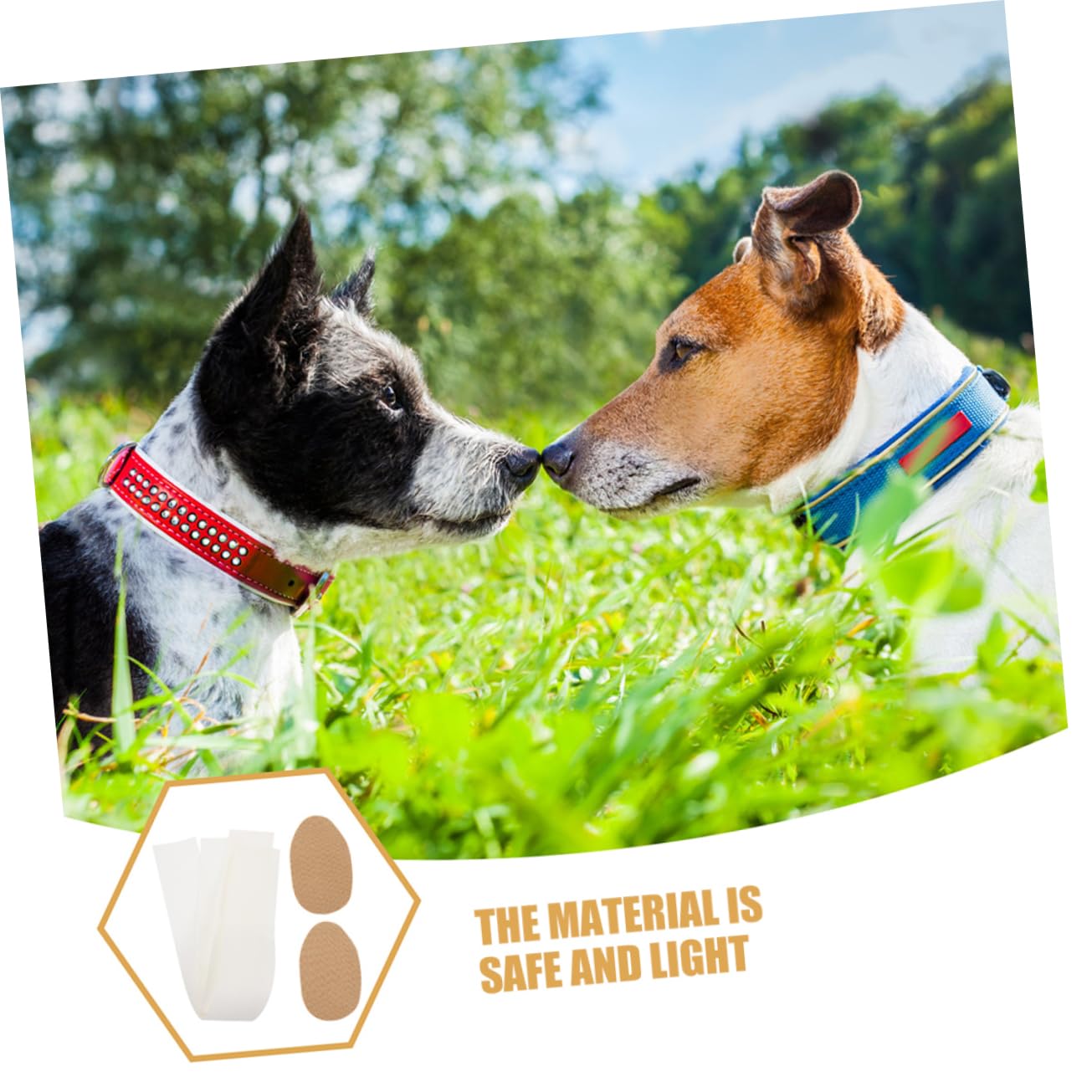 YARNOW 10 Paires Autocollants pour Oreilles De Chien Outil pour Relever Les Oreilles De Chien Kit De Positionnement d'oreille De Chiot Correction des Oreilles du Chien Tissu Non Tissé