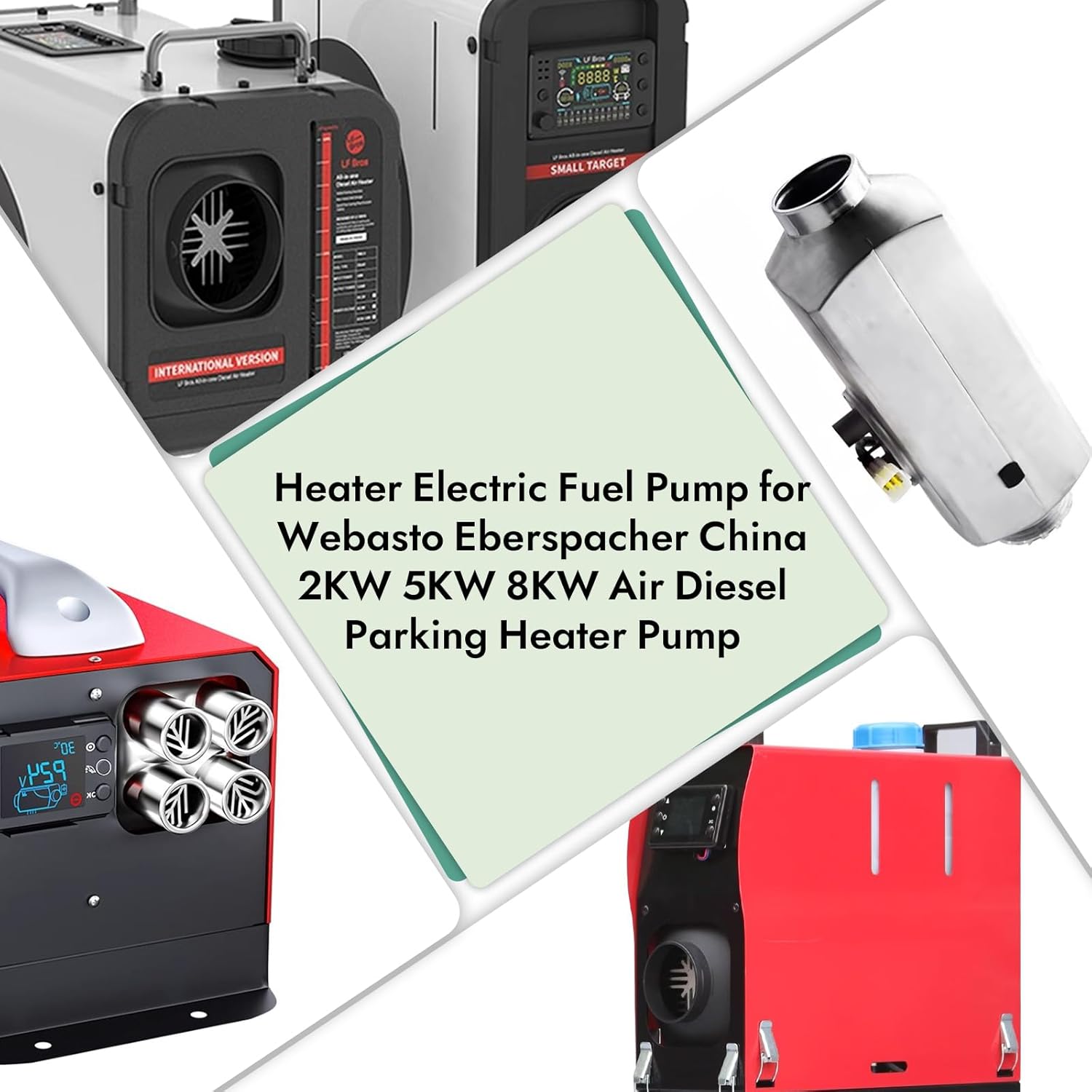 Diesel heater fuel pump Quieter, 12V fuel metering pump heater fuel pump diesel heater pump 22451901 is compatible with Eberspacher Airtronic D2 D4.