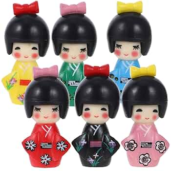 木製コケシ風人形 黒い着物 花柄 Amazon | 日本 着物 コケシ 桜 こけし 木製着物 かわいい 木製