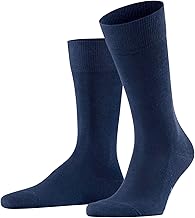 FALKE Herren Family Socken atmungsaktive nachhaltige Baumwolle verstärkte Herrensocken hautfreundlich strapazierfähig einfarbig Business Alltag 1 Paar