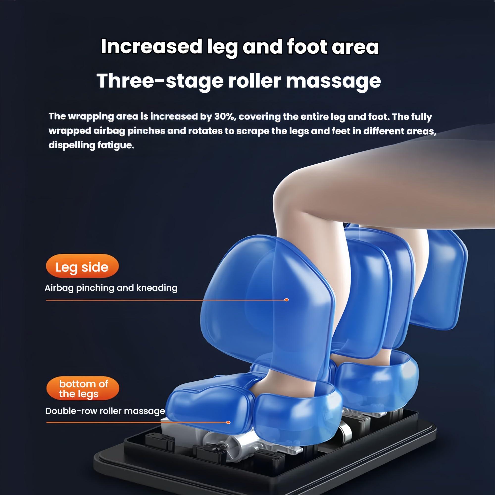 Poltrona massaggiante 4D, dotata di airbag per tutto il corpo, funzione di riscaldamento lombare e modalità di rilassamento automatico con digitopressione.(Bruin)