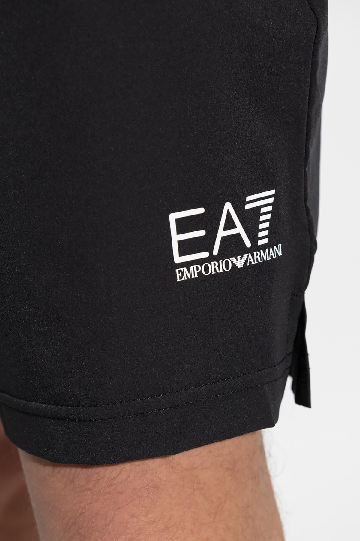 EA7 Uomo Completo Pantaloncini E T-Shirt Logo Ventus, Black/White, S