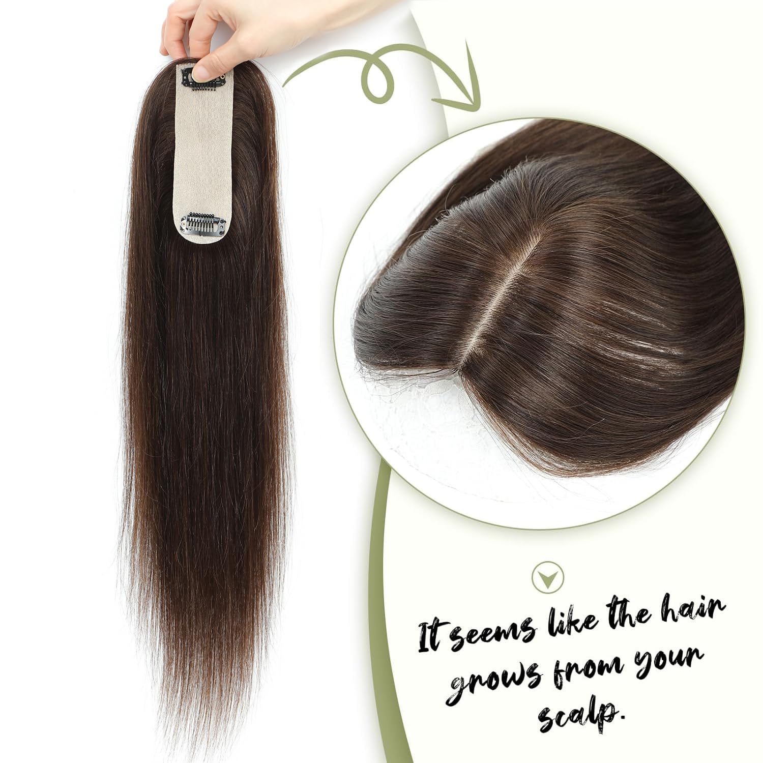 Silk Hair Topper 16\