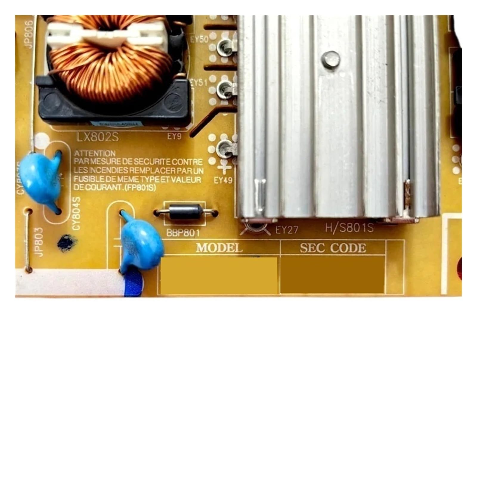 Scheda di alimentazione TV, compatibile for Samsung, BN44-00522B/BN44-00522D/PD46B2Q-CSM/UA55ES7000J, Accessori TV