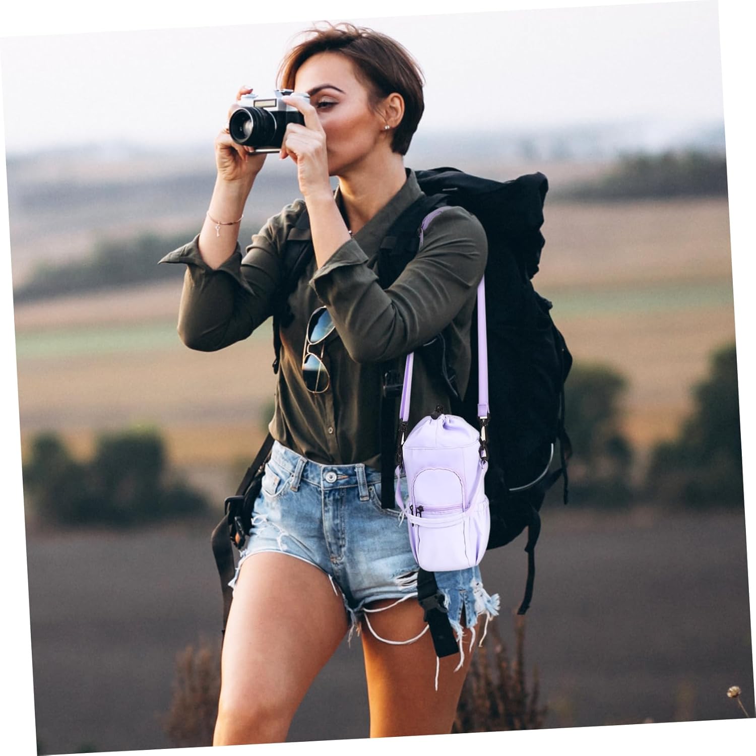 POPETPOP Cup Travel Water Bottle Water Bottle Pouch Waterbottle Insulated Cup Water Bottles Thermal Cup Camping