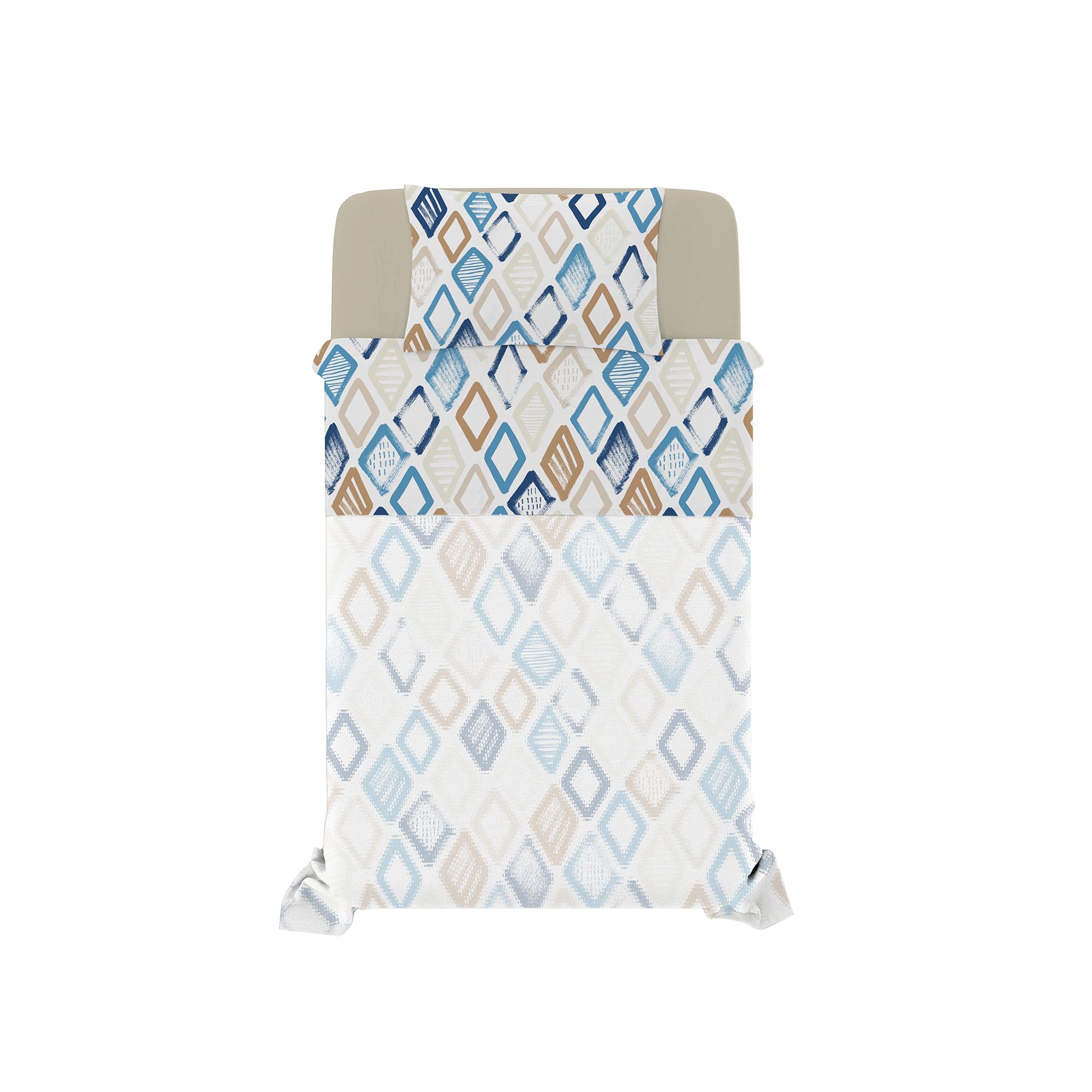 Jolly Fashion Bed Sheet Set, Made in Italy, Soft Microfibre Bed Set, Fitted Bottom Sheet - Image 2