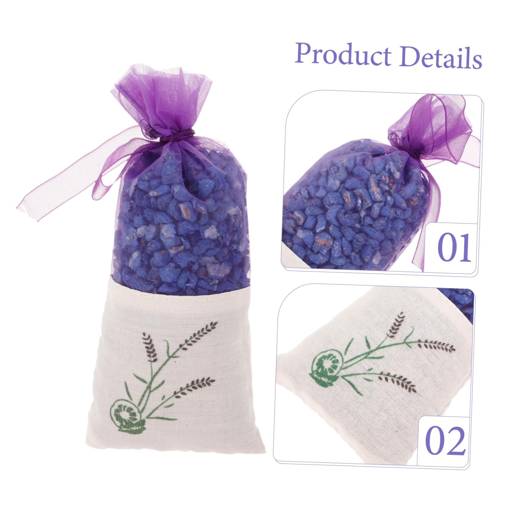MAGICLULU 6pezzi Sacchetti Profumati Naturali Bustine Aromatiche Fresche Decorazioni Floreali Per Armadi