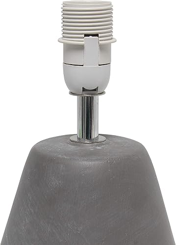 Miniatura 6 de Simple Designs LT2059-BLK Pinnacle - Lámpara de mesa de hormigón, color negro