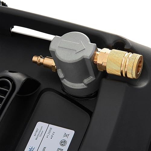 Miniatura 5 de Global Industrial Aspiradora en húmedoseco HEPA con regulador de potencia y conector de herramientas neumáticas, capacidad de 8 galones