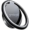 Cell Phone Ring Holder Finger Stand - Lamicall Phone Kickstand, 360° Rotation Polished Metal Grip for Magnetic Car Mount, Compatible with iPhone 16/15/14/13/12/11 Pro Max, Smartphone Accessories