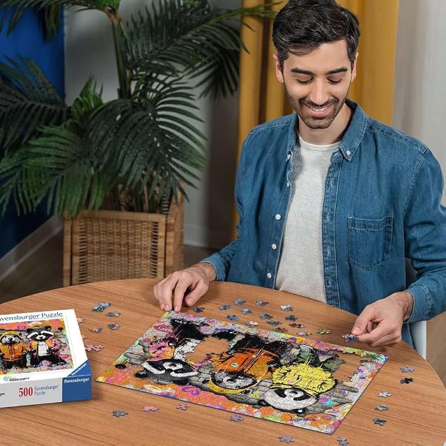 Foto 4 de 8 de Ravensburger - Puzzle 500 Piezas Amigos Peludos, Puzzle Adultos 49x36cm