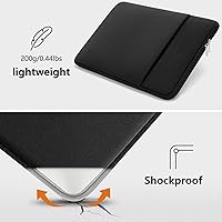 Vista 4 de Funda para laptop de 11 a 11.6 pulgadas, a prueba de golpes, funda protectora acolchada para computadora con bolsillo, compatible con MacBook Acer